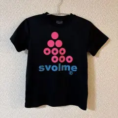svolme カラフルロゴ Tシャツ 黒 140サイズ