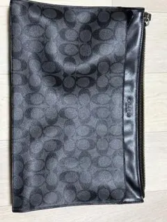 COACH ブラック クラッチバッグ