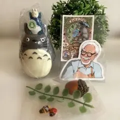 u*）様 【希少品】ジブリ 指人形 フィギュア となりのトトロ 30周年記念 新