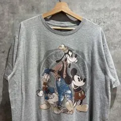 送料無料 Disney ディズニー ミッキー グーフィー ドナルド Tシャツ