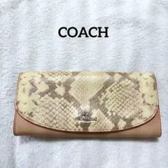 きものがブーム❤️COACH パイソン柄 長財布❤️ 楽天市場】コーチ 財布 COACH 長財布 レディース コーチ 財布 ラウンド