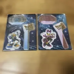 ディズニー Happyくじ IDOL ドナルド&デイジー アクリルスタンド