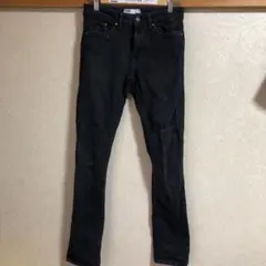 メンズ　ベルシュカ　ダメージデニム 34サイズ　ブラックカラー