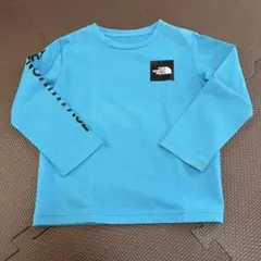 THE NORTH FACE 長袖カットソー 110 水色　ノースフェイス