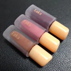 ラカ　フルーティグラムティント　リップティント　3本セット　ダーク系　ブラウン系