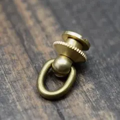 真鍮 Brass 回転カン ラギッド ドロップハンドル