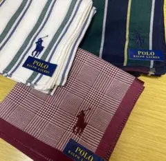 POLO Ralph Laurenのハンカチ3枚