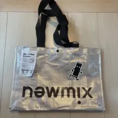 newmix エコバッグ シルバー　おまけ付き(ステッカー) 新品未使用