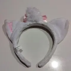 ディズニー マリーちゃん耳ヘアバンド ホワイト