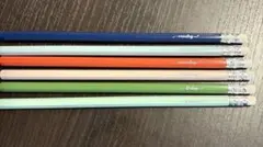 曜日付きカラフル鉛筆セット 6本