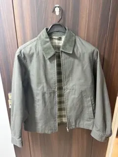 UNIQLO ジップアップショートブルゾン オリーブ Sサイズ