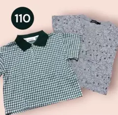 半袖 Tシャツ 110 男の子 トップス まとめ売り ポケモン& チェック ポロのサムネイル