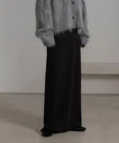 LOWRYSFARM カットリブタイトスカート