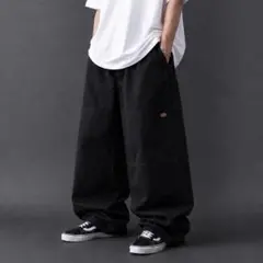 Dickies chino pants ダブルニー ワイドパンツ ブラックW42のサムネイル
