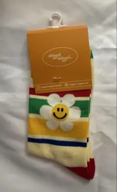 wigglewiggle 韓国限定 スマイリーフェイスソックス