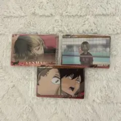 ハイキュー ウェハース6 孤爪研磨 黒尾鉄朗 セット