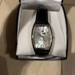 ミッキーマウス オーバル型時計 不動品