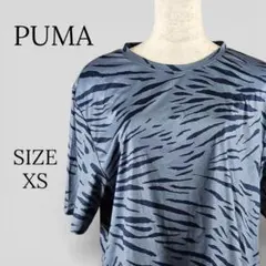 PUMA プーマ 半袖 Tシャツ レディース ブルー系 XS