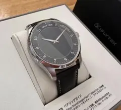 iFLYTEK AIWATCH 本体シルバー黒レザーベルト - メルカリ