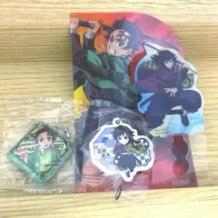 ★未開封★鬼滅の刃×くら寿司ラバーチャームセット／竈門炭治郎＆冨岡義勇