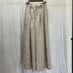 Masaco Teranishi】新品タグ付き⭐︎ リネンライクメッシュパンツ 