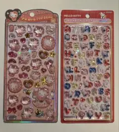 うるちゅるポップシール　キティ　ベビー　ボンボンドロップシール