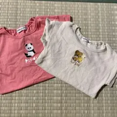 minimaru パンダ・ライオン ボディスーツ 2点セット