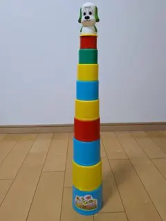 いないいないばぁ　カップ積み重ね