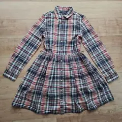 ☆POLO RALPH LAUREN☆キッズ定番チェックワンピース☆美品１４☆