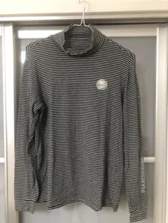 PEARLY GATES ボーダー柄タートルネック　4