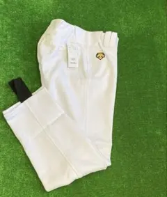 デサント　ストレートパンツ（足掛けゴム付き）ホワイト　S