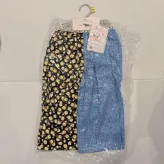 【新品タグ付き】しまむら ai arai 花柄チェックパンツ 100