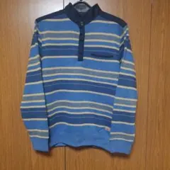 Golden Bear ストライプ ハーフボタンセーター