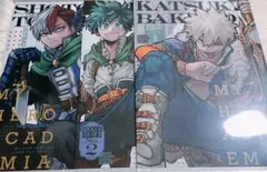 僕のヒーローアカデミア 人気投票 ベスト3キャラ クリアファイル