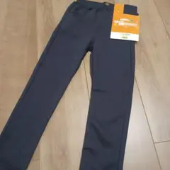 ネイビー 110cm 裏地あったかパンツ