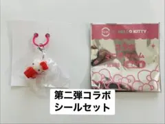 ハローキティ スシロー コラボミニチャーム ・シール 第2弾　セット