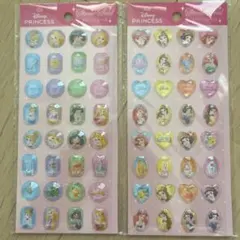 新品　ディズニー プリンセス ストーンシール 2種セット　即日発送　匿名発送