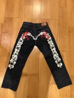 エビス　大黒ドクロ　スカル　ヤマネ　ビンテージ 32x35 激レア　美品