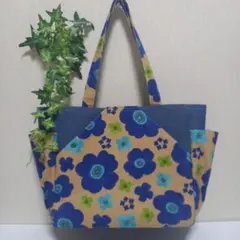 花柄トートバッグ