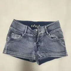 PARA ダーク ショートパンツ ギャル y2k 平成 デニム パンツ 短パン