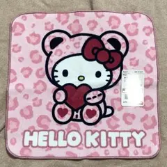 ギャルクマ　着ぐるみキティ　キティ　ハンカチ　アベイル　サンリオ　ヒョウ柄のサムネイル
