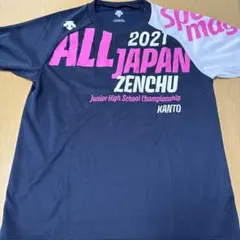 ALL JAPAN ZENCHU 2021 シャツ M DESCENTE ネイビ