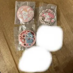 サンリオ 刺繍缶バッジ 3個セット