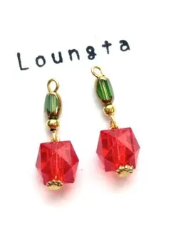 5点で450円引き ハンドメイドピアス 樹脂ピアス クリスマス