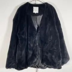 Te chichi TERRASSE フェイクファーショートジャケット サイズFのサムネイル