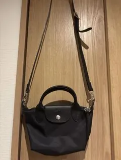 ロンシャン ルプリアージュ ネオ　2wayバッグ　ショルダーバッグXS ブラック