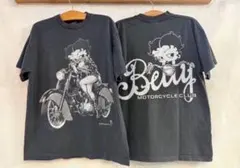 XL ベティブープ　Motorcycle Club Tシャツ ダークグレー
