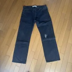 Levi's 505 ストレートデニム ブラック グレー W32 L30 - メルカリ