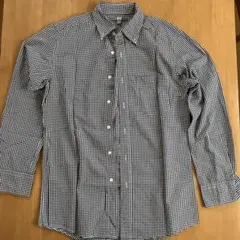 UNIQLO ユニクロ メンズ ギンガムチェック シャツ Sサイズ 長袖
