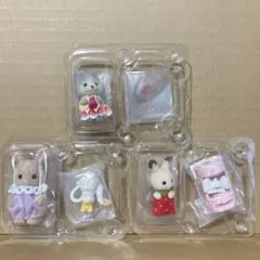 シルバニアファミリー　赤ちゃんケーキパーティーシリーズ　ショコラウサギ他　3点